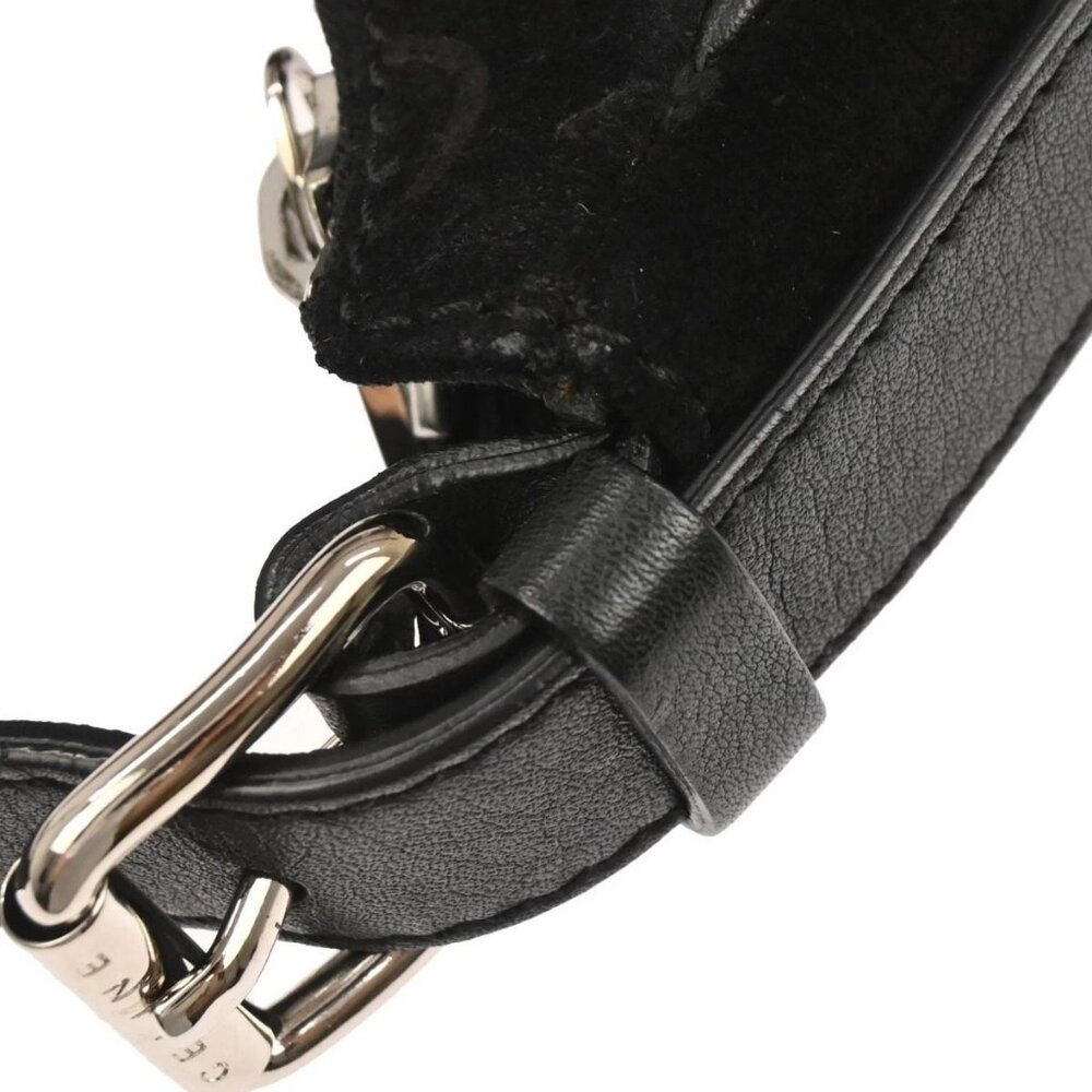 Celine Black Suede C Macadam Handbag - Picture 4 of 10